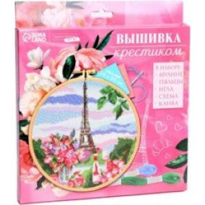 Вышивка на пяльцах Париж