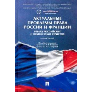 Актуальные проблемы права России и Франции. Взгляд российских и французских юристов. Монография