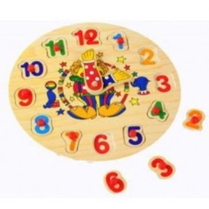 Цифры счет 2. Деревянные пазлы