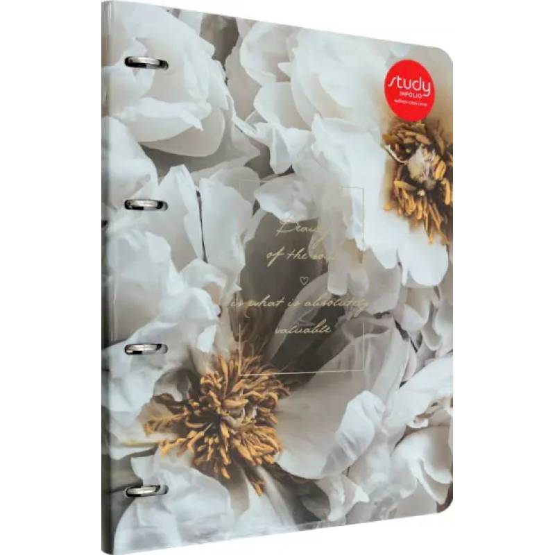 Тетрадь Beauty, Цветы, 120 листов, клетка, А4