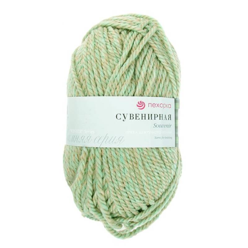 Сувенирная. Цвет 772-Салатовый меланж. 5x200 г