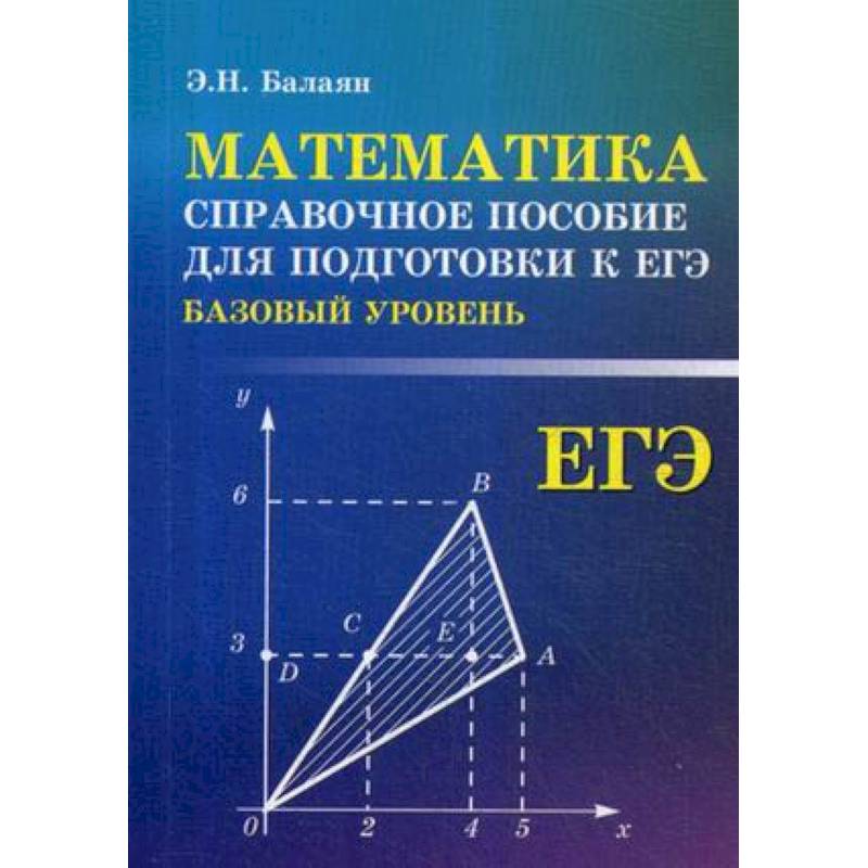 Балаян математика. Балаян профильный уровень. Справочник ЕГЭ математика базовый. Справочный материал ЕГЭ.