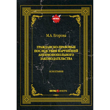 Гражданско-правовые последствия нарушений антимонопольного законодательства