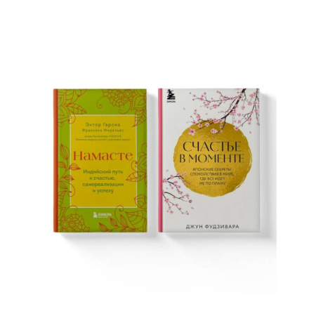 Психология, книга Комплект из 2-х книг. Намасте+Счастье в моменте купить по скидке