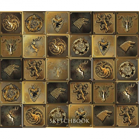 Фокусы, игры, судоку, кроссворды и т.д., книга Скетчбук. Игра Престолов. Гербы домов купить по скидке