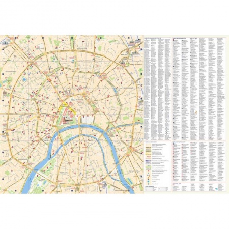 Атласы. Карты, книга Москва. План центра города. Музеи. Театры. Путеводитель купить по скидке