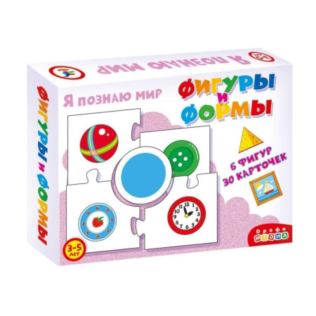 Знакомство с миром, развитие малыша, книга Ассоциации. Фигуры и формы купить по скидке