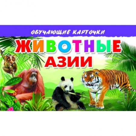 Книги, книга Карточки. Животные Азии купить по скидке
