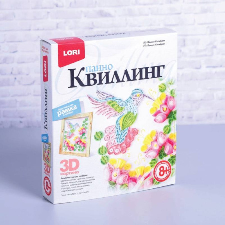 Квиллинг-панно 'Колибри'